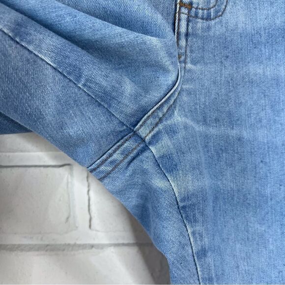 Wrangler High Rise Retro Light Wash Trousers Jeans 36 - Picture 4 of 9